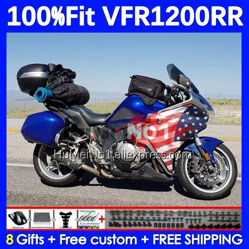 

Injection For HONDA Crosstourer VFR 1200 VFR1200 RR CC 155No.114 VFR1200RR 10 11 12 13 2010 2011 2012 2013 Fairings blue stock