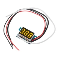 digital amperemeter four cable digital dc current display panel 0 10a ammeter battery tester suitable for carmotorcycle 367d