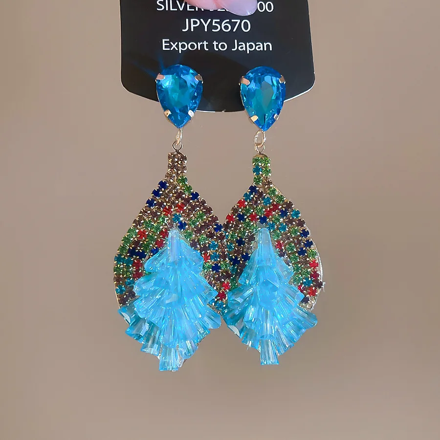 

Серьги-подвески DINGABIYU кристаллы