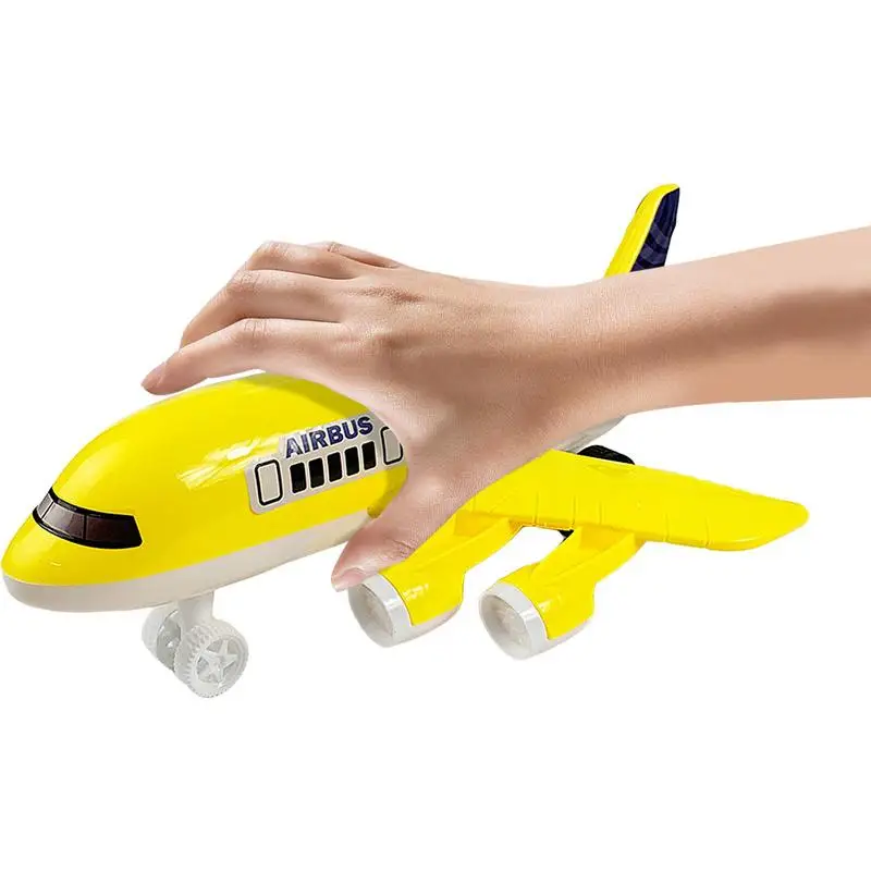 

Самолет игрушечный для детей, обновленный Тяговый самолет, игрушки для детей, спортивные уличные игрушки, сувениры на день рождения