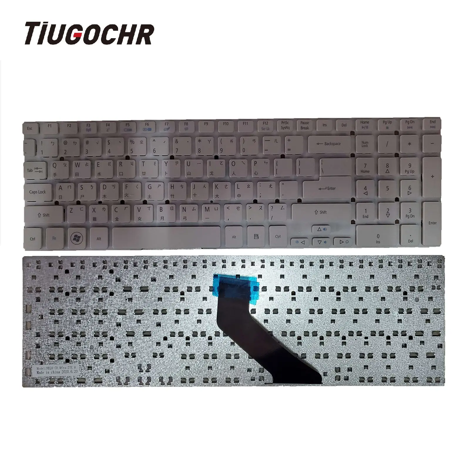 

White TW Keyboard For Acer Aspire 5755 5755G 5830 5830G 5830T 5830TG E1-510