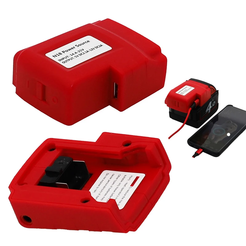 USB Power Source For Milwaukee 49-24-2371 M18/M12/XC Heated 