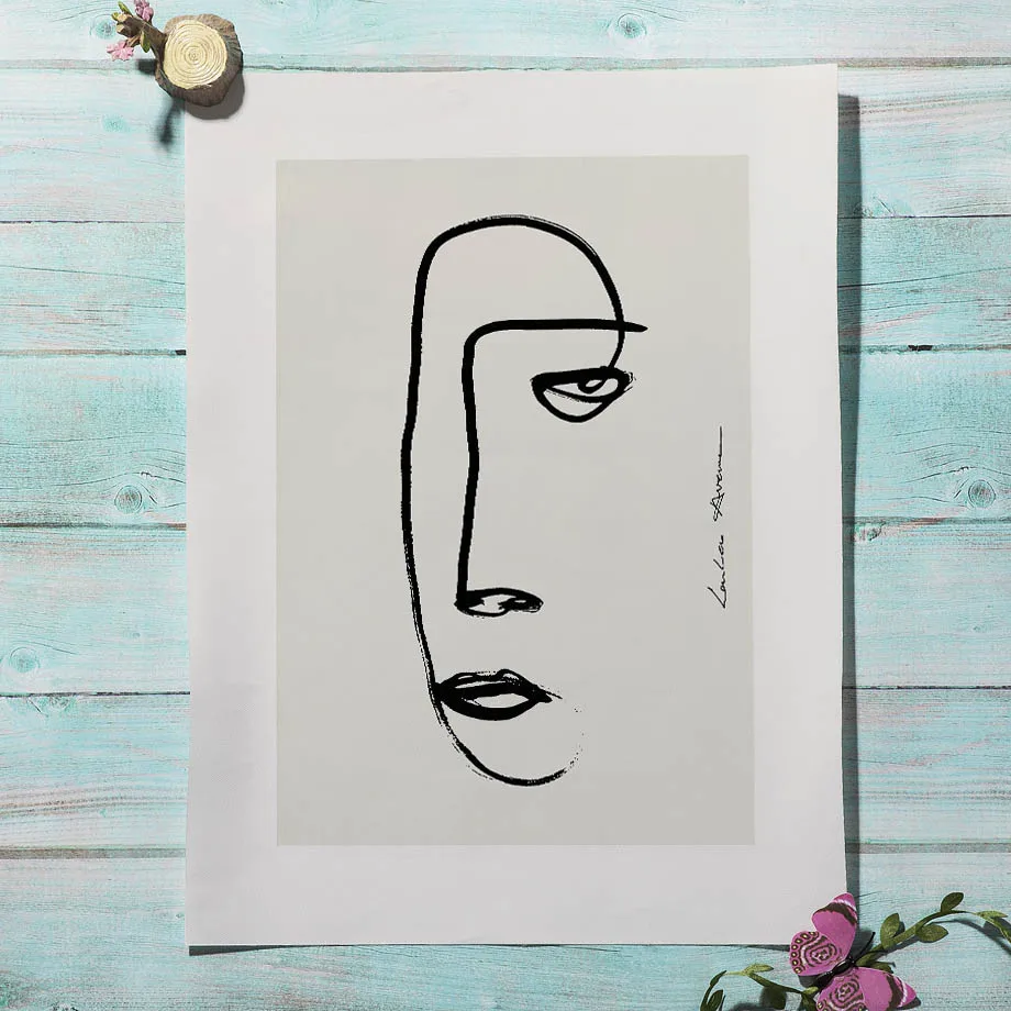 Абстрактные плакаты в стиле бохо минималистичные Геометрические линии Картина