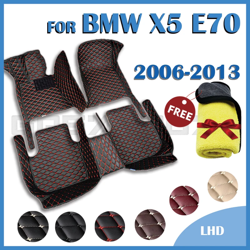 

Автомобильные коврики для BMW X5 E70, семи сидений, 2006, 2007, 2008, 2009, 2010, 2011, 2012, 2013, коврики для ног, коврик, аксессуары для интерьера