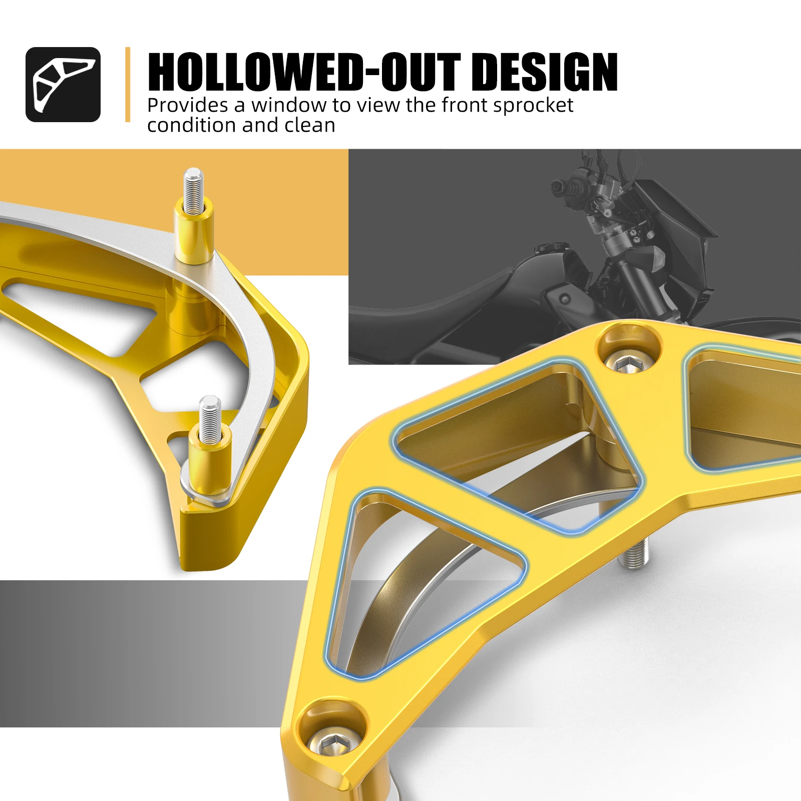 Для Мотоцикла Suzuki DRZ400S DRZ400SM 2000-2024 передняя Звездочка защитная цепь задняя крышка