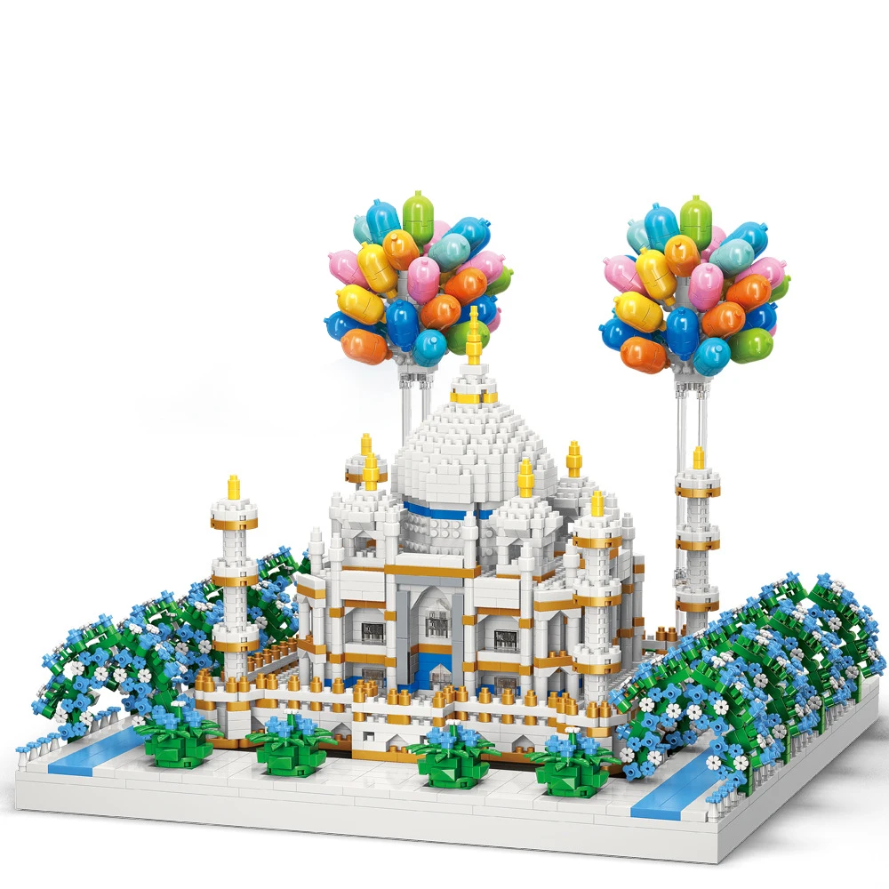 

4688 pcs India Taj Mahal Architecture Model Micro Buildings Blocks Diamond Brick Creative Moc Construction Toys
