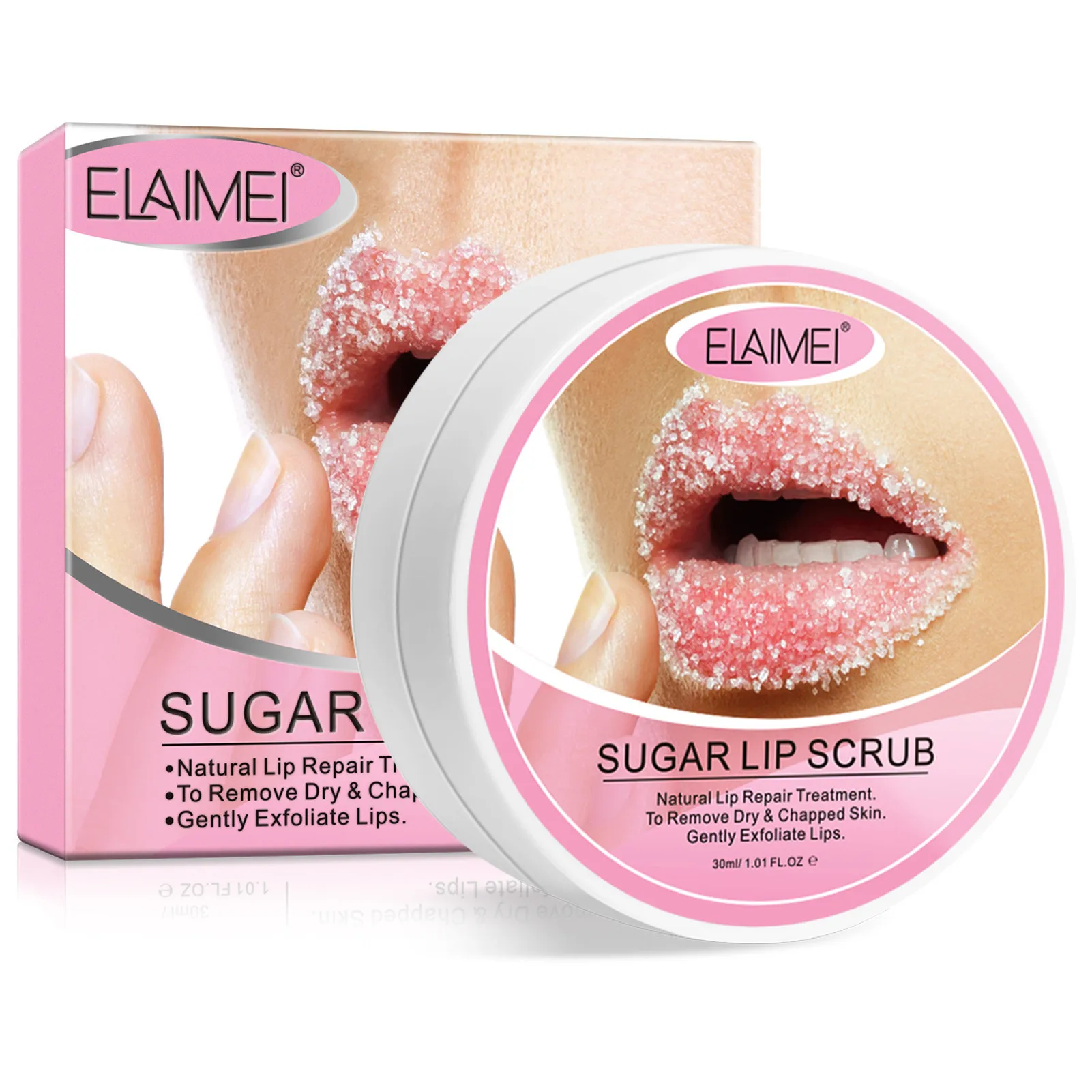 

Sugar Lip Scrubs Gentle Lip Exfoliator Cream Lip Scrubs Exfoliator Delicate Lip Scrubs for Chapped Dry and Flaky Lips
