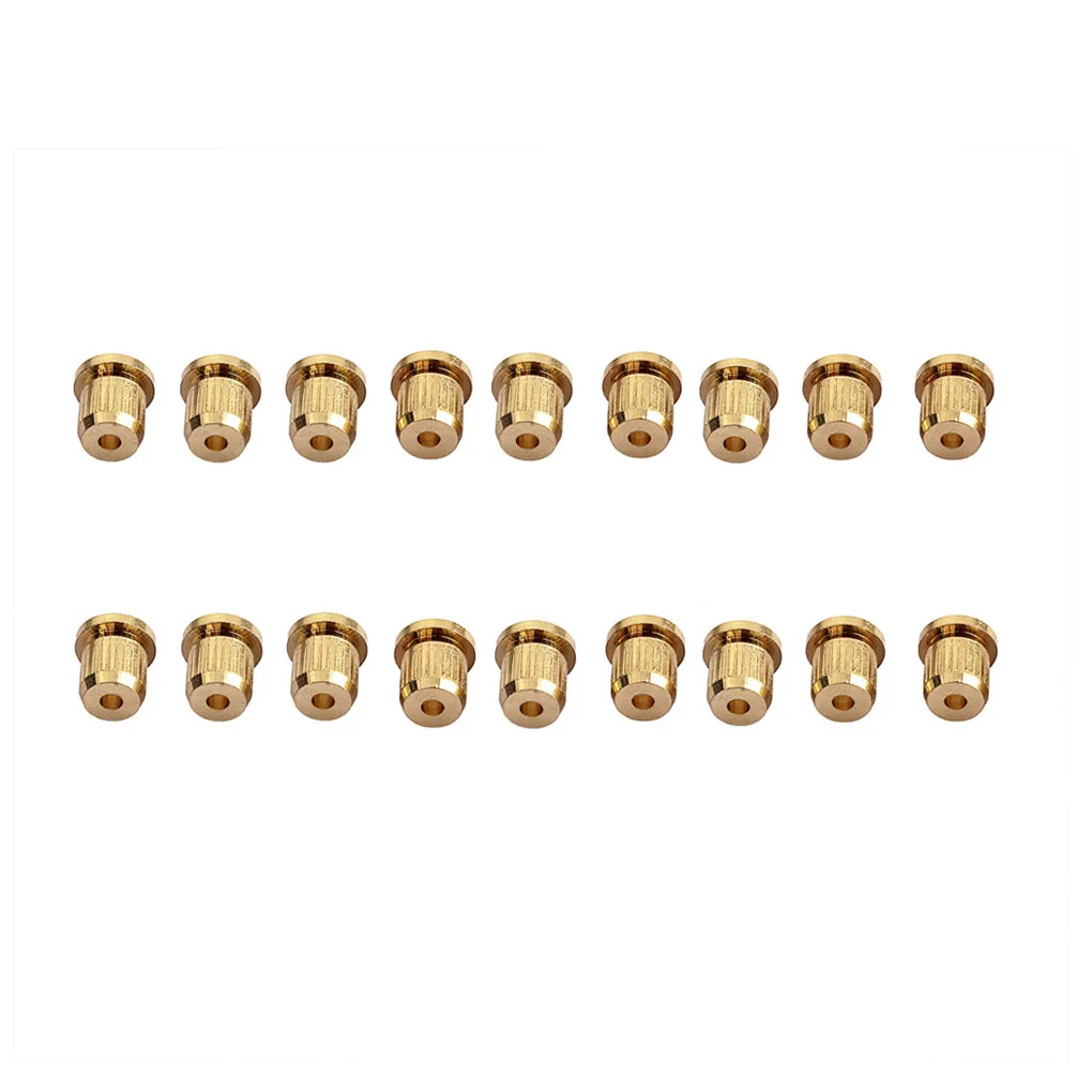 

18 Pieces String Ferrules Firm String Buckles Accessories Simple Electric Guitar Replacing Parts Strings Fixator for Replacement