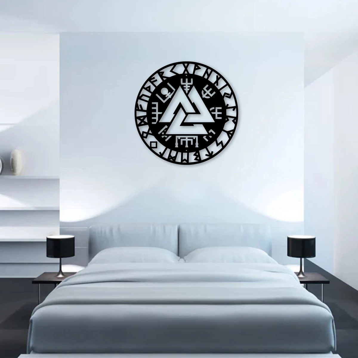 Круглая настенная декорация Современная естественная стена фотообои для