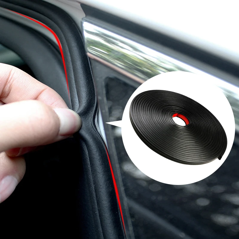 

Universal 4m Car Styling Car Door Edge Seal Strips Rubber Weatherstrip Sealing Sticker Auto Interior Trunk Trim Auto Accessories