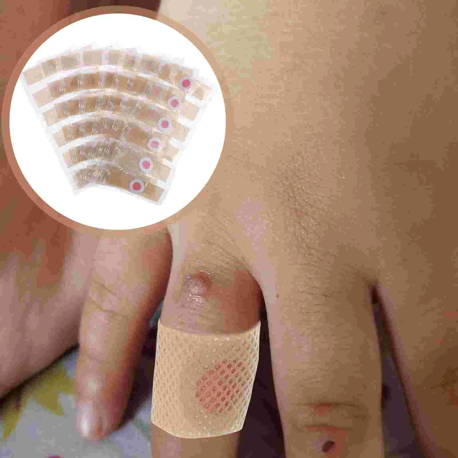 

50Pcs Corn Remover Pads Corn Treatment Pads Pain Relief Cushioning Protectors (Light Yellow)