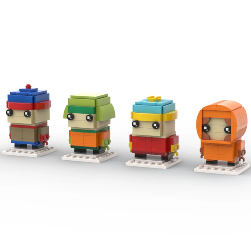 336 шт. MOC Модель из кирпичиков BrickHeadz «Южный Парк» — строительные блоки, рождественские подарки, идея для коллекции игрушек, подарок на день рождения, творческое рукоделие, креативное искусство. (art.: 3920dcd9530bd) - 3920dcd9530bd