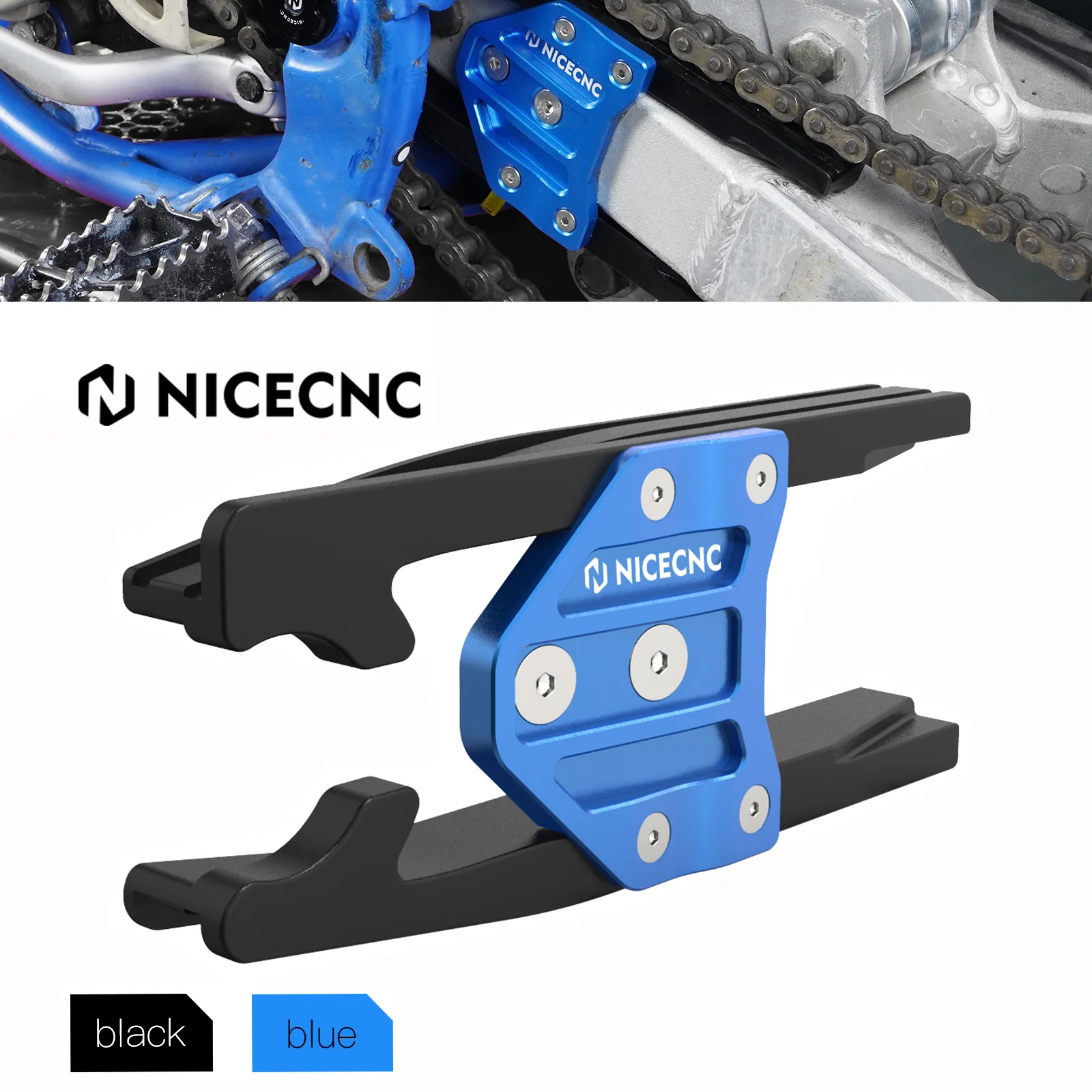 Направляющая цепи для Yamaha YZ 85 YZ85 2002-2021 2020 2019 2018 2017 2016 2015 Team 2014-2011