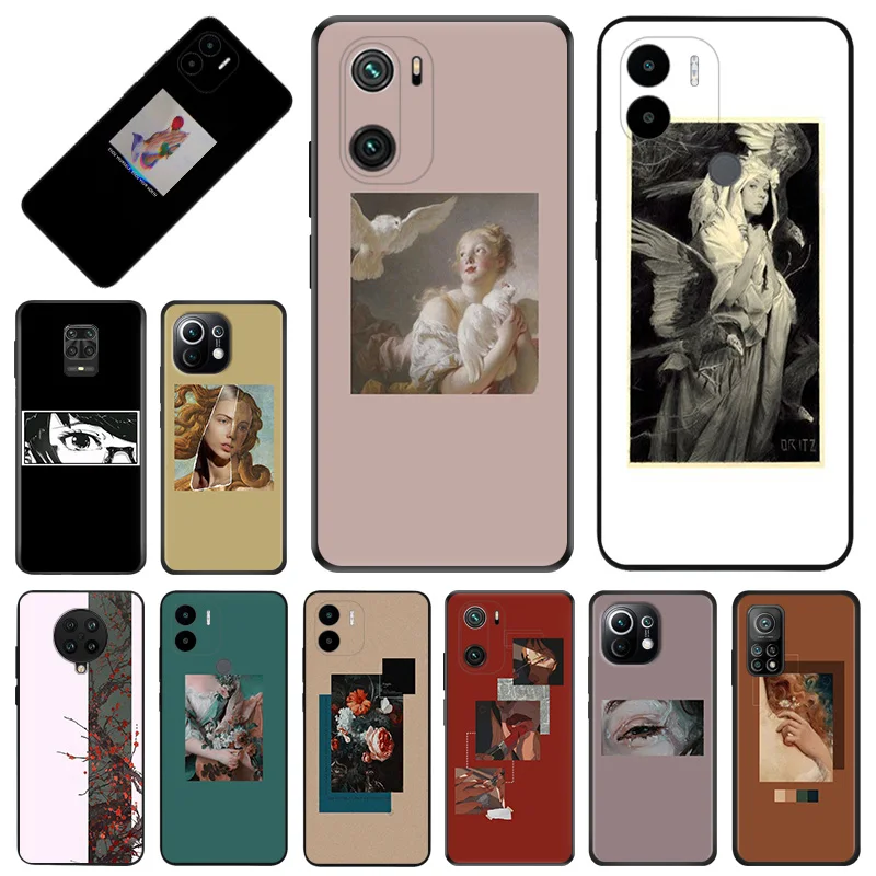 

Чехол для Xiaomi Mi 11 10 Note10 A2 10T 8 Lite 5G 11T 11i 9T CC9 Pro 9se