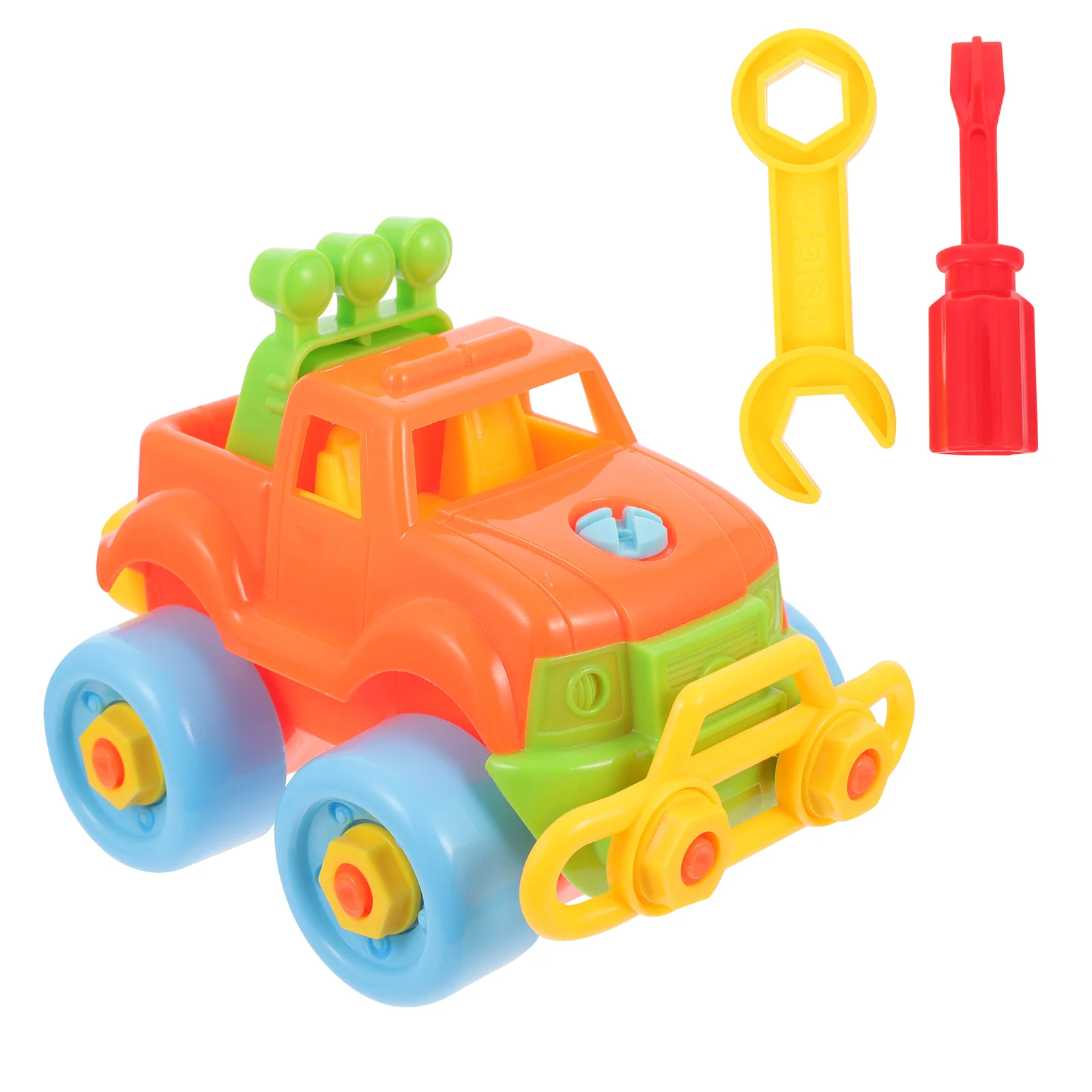 

1 Set Take Apart Car Toy Colorful Early Education Toy Fun Vehicle Plaything