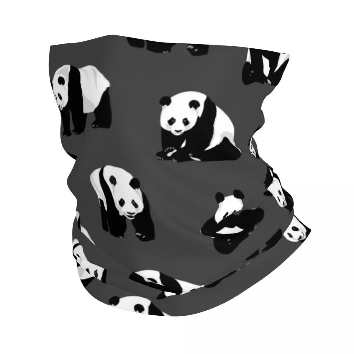 Бандана Pandas на шею милый моющийся шарф-Балаклава с принтом панды медведя для