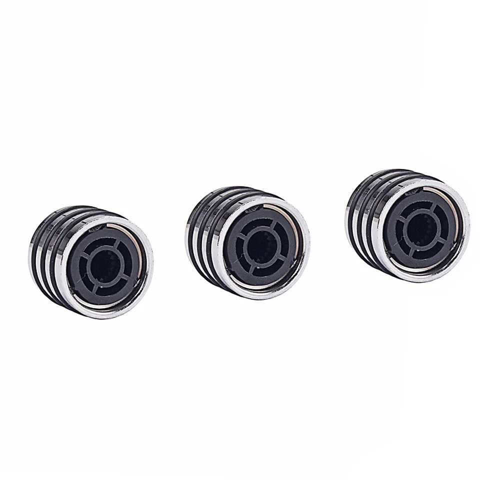 

3pcs O-Ring Volume Control Knob with Dome for Guitar Bass Parts Accessory GD111 (Silver)