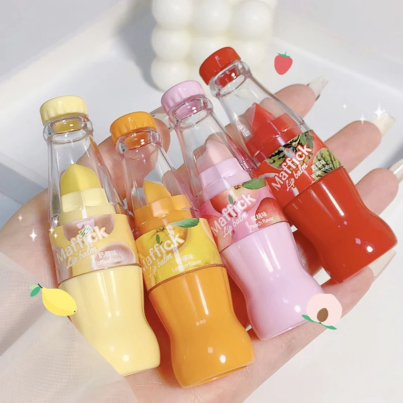 

Soda Bottle Styling Lip Balm Lip Oil Moisturizing Clear Mirror Transparent Lipstick Long Lasting Hydrating Lip Gloss Cosmetics