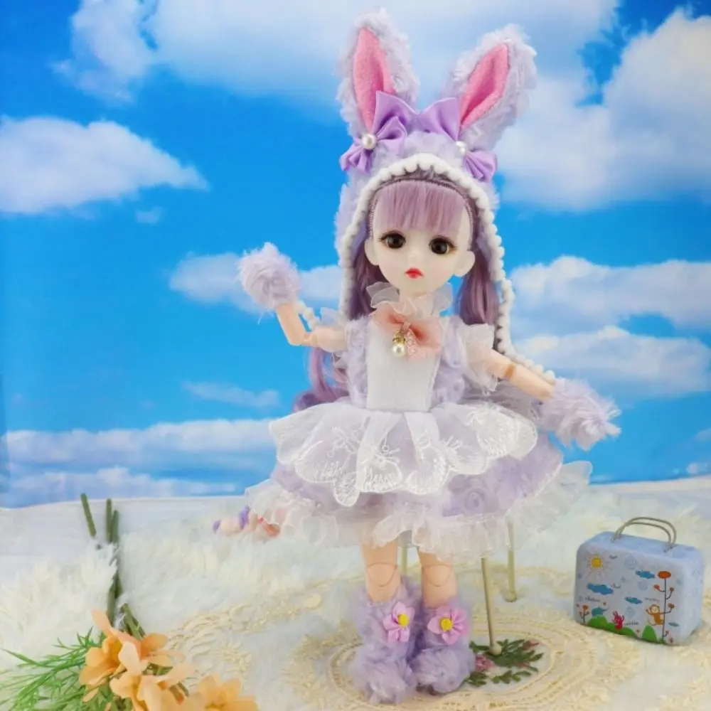 1/6 SD 30 см Bjd Doll с одеждой Привлекательные глаза париком Макияж Принцесса Одеваются