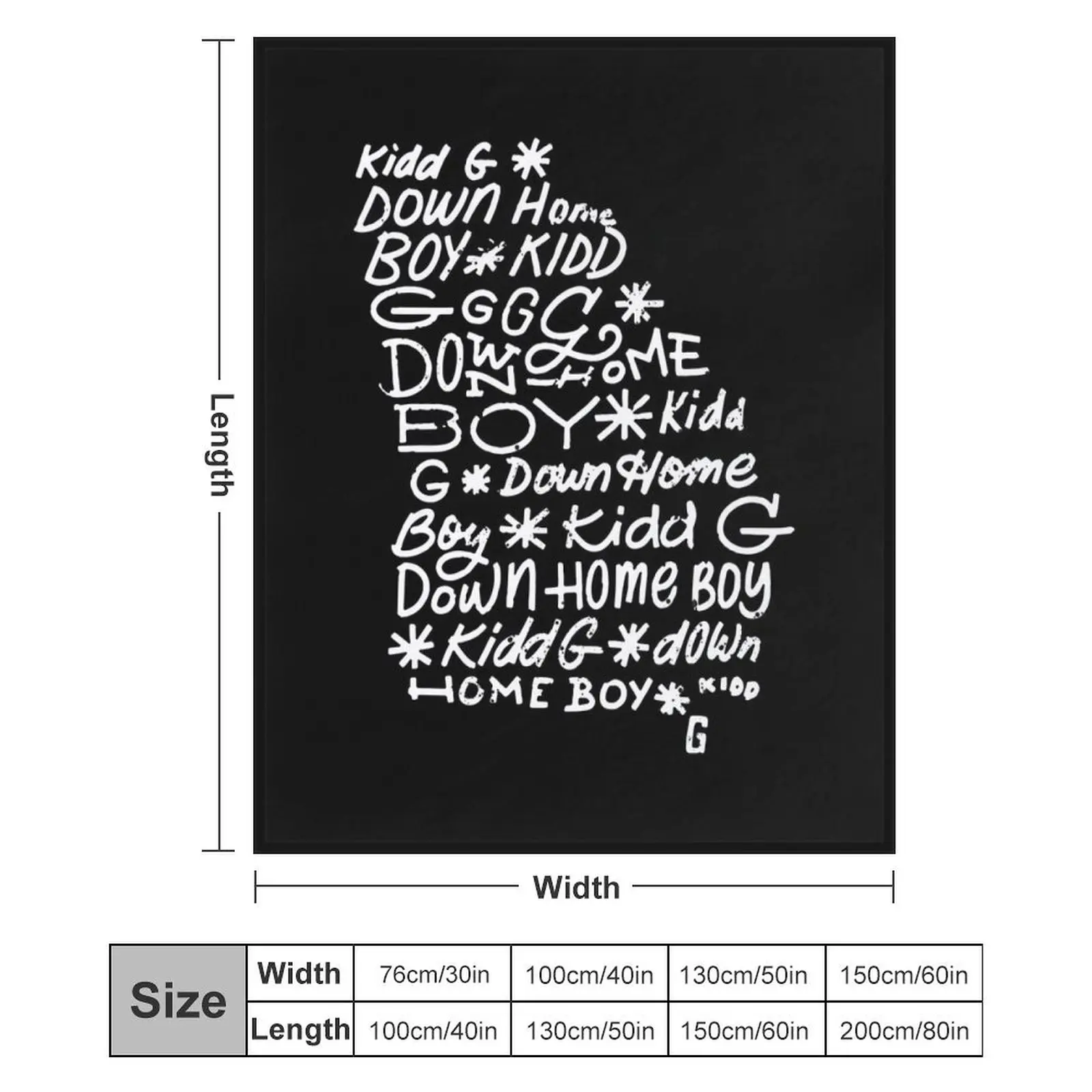 Kidd G Down Home Boy Merch футболка унисекс толстовка с капюшоном одеяла для кровати меховые