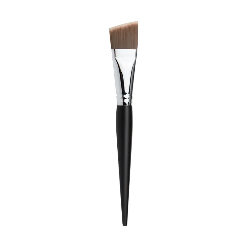 

1 шт. Угловая Кисть для макияжа, сглаживающая кисть для основы, плоская угловая кисть для маски, высококачественные инструменты для макияжа