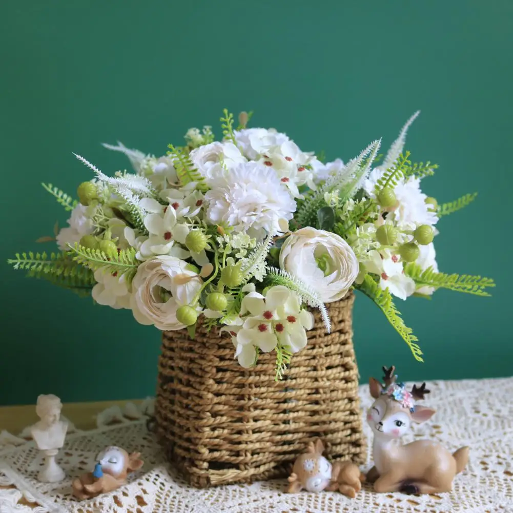 Компактная Красивая уличная композиция искусственный цветок легкая имитация