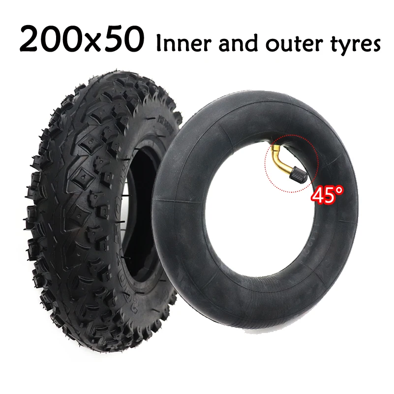 

High Quality (8" X 2") 200X50 (8 Inch)Tire Fit for Electric Gas Scooter & Electric Scooter(inner Tube Included) Wheelchair Wheel