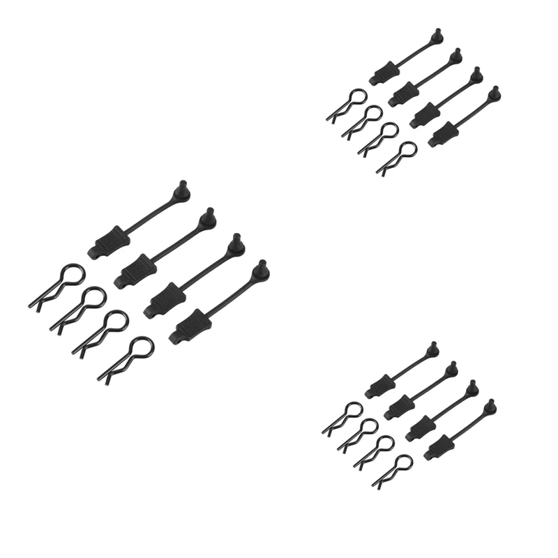 

12Pcs Rubber Body Clip Retainer Shell Fixed Buckle Lock AR390178 For 1/7 1/8 ARRMA Mojave Limitless Typhon Kraton RC Car