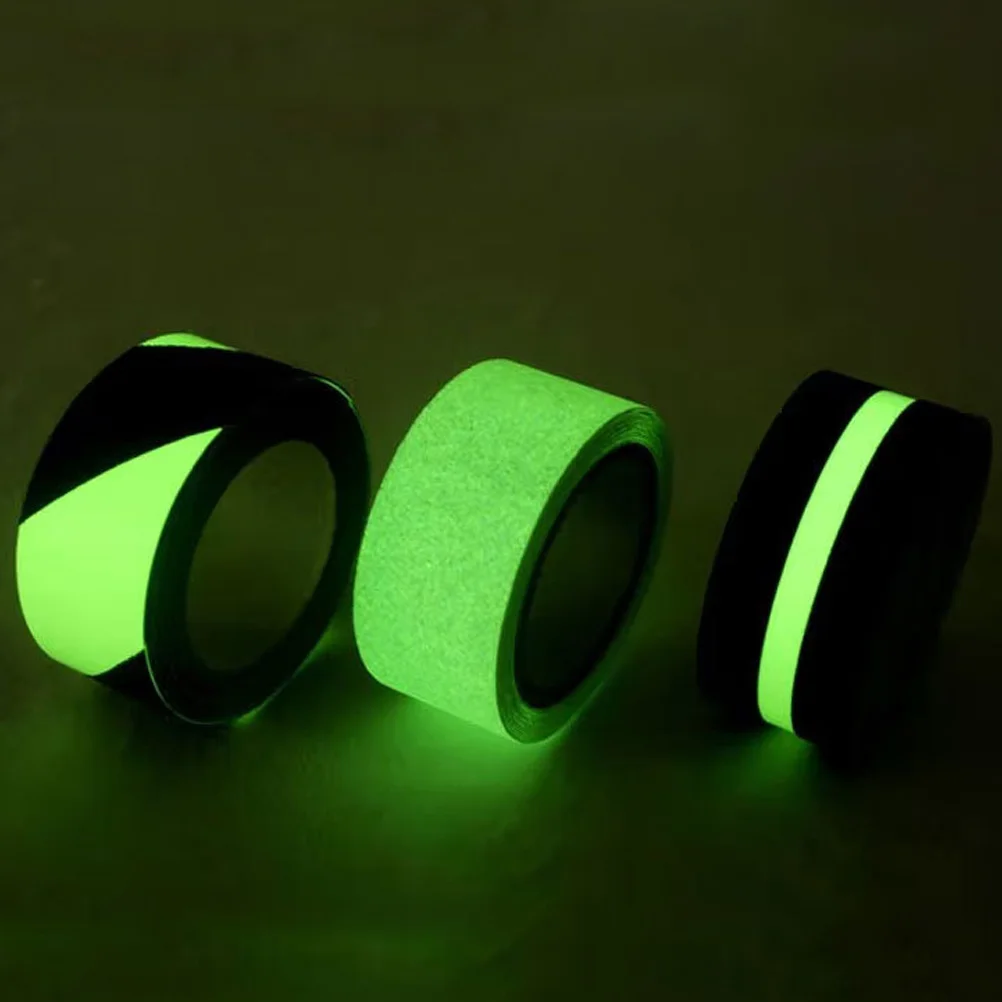 Клейкая лента светящаяся для внутренних направления направляющая зеленая