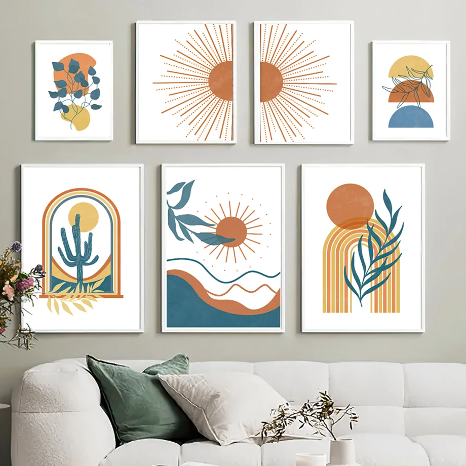 

Абстрактная настенная Картина на холсте в стиле бохо