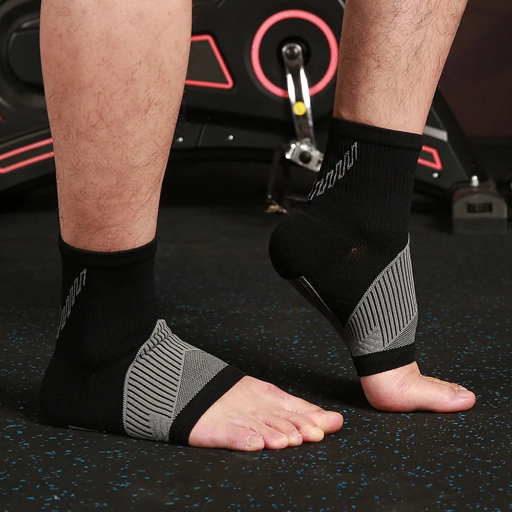 

Носки компрессионные мужские/женские, спортивные для защиты щиколотки, дышащие, износостойкие, однотонные