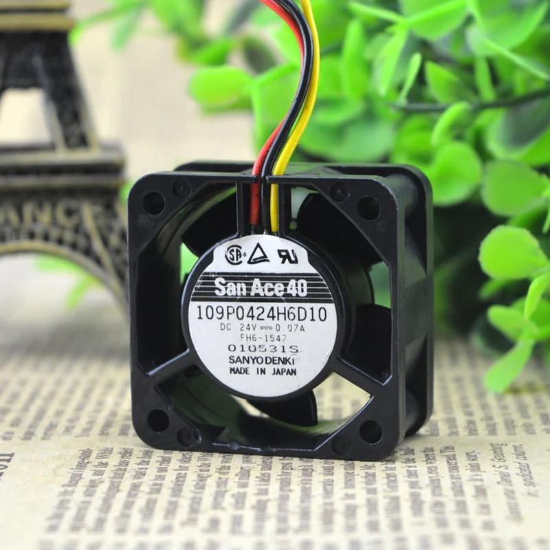 Новый вентилятор SSEA для SANYO 4020 4CM 109P0424H6D10 24V 0.07A, охлаждающий вентилятор 40x40x20 мм