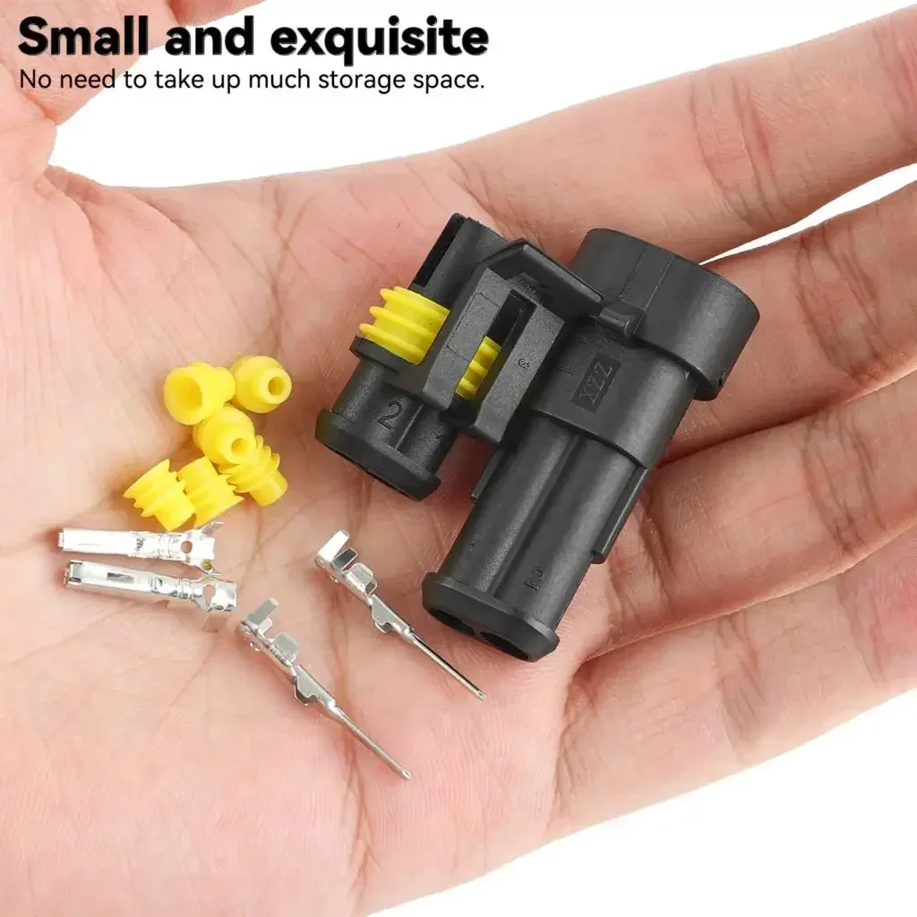 708 шт. 1 2 3 4 5 6-контактный разъем Super Seal AMP электрический автомобильная