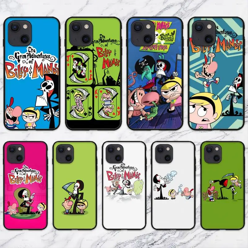 Grim Adventures of Billy and Mandy  Phone Case For iPhone 11 12 Mini 13 14 Pro XS Max X 8 7 6s Plus 5 SE XR Shell
