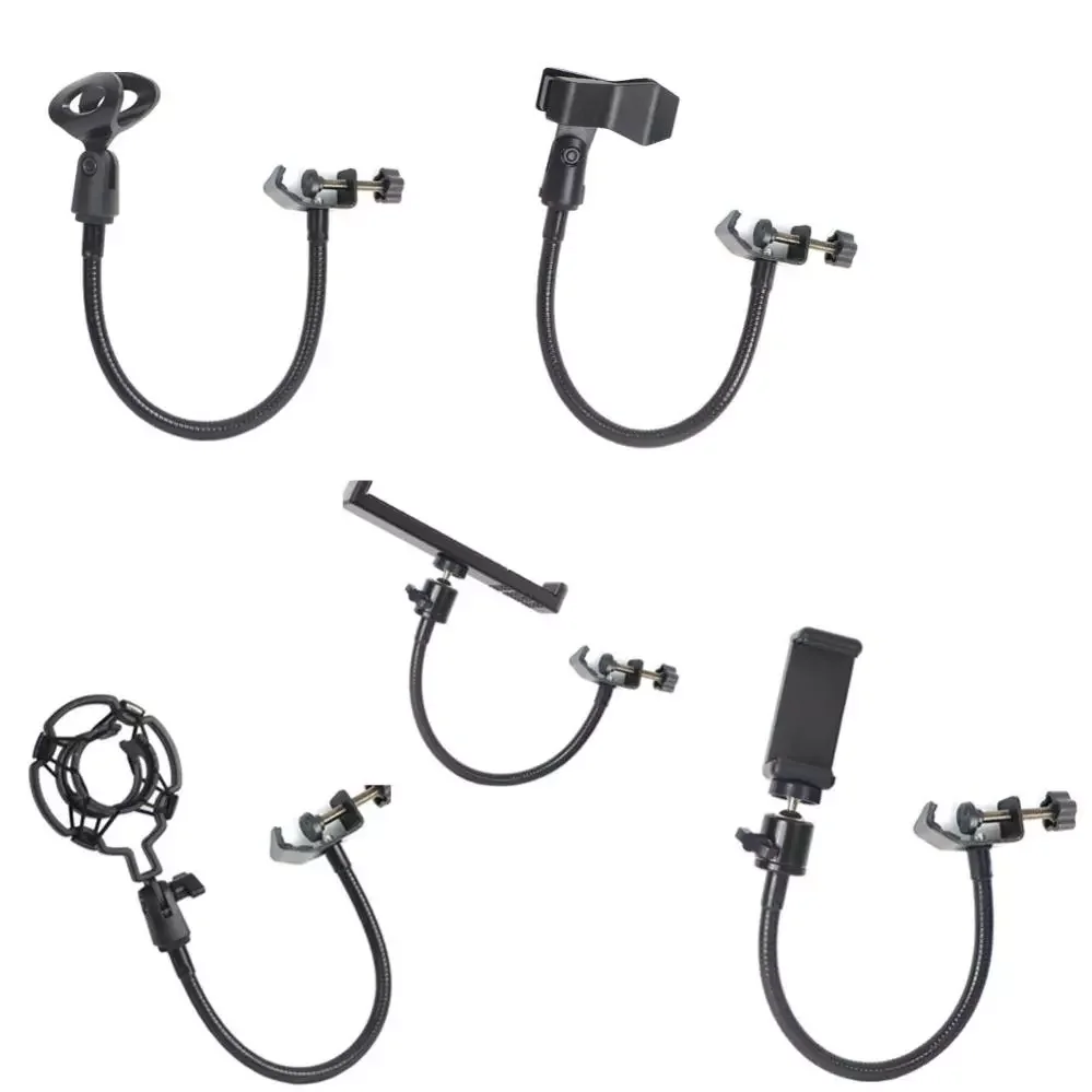 

Universal Microphone Mobile Phone Tablet Stand Bracket HolderS Hose Adjustable Clip Shockproof Frame Tripod Accessories