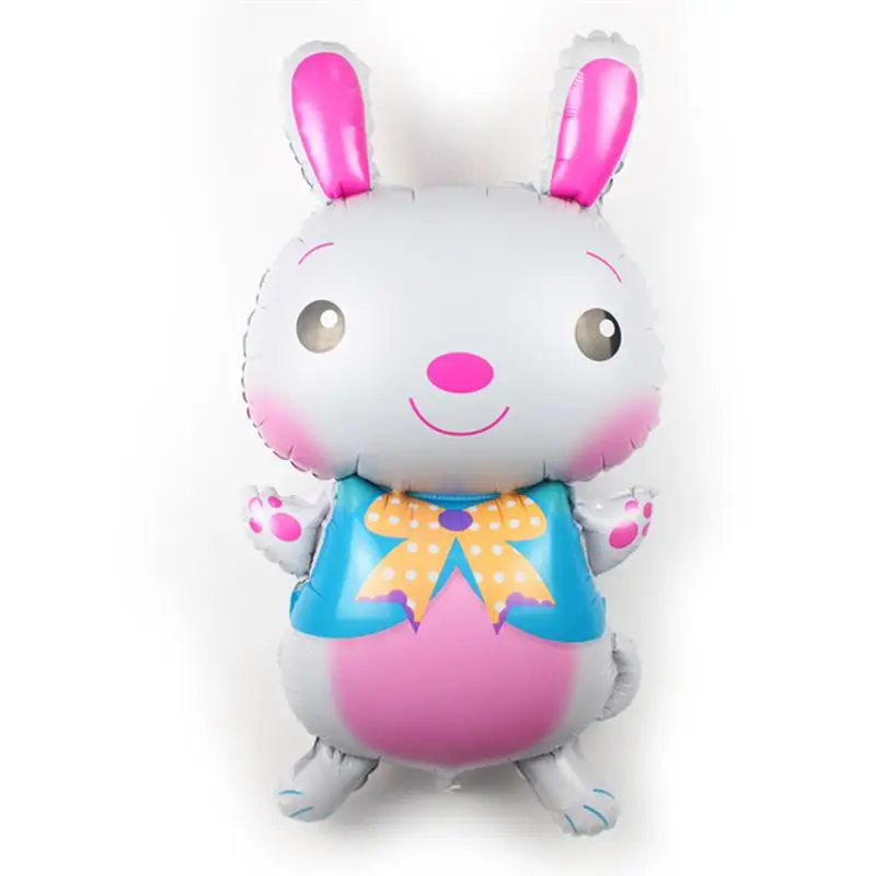 

6pcs Rabbit Easter Gift Children Big Cartoon Line Friends Aluminum Foil Balloon for Birthday Party 94*50cm