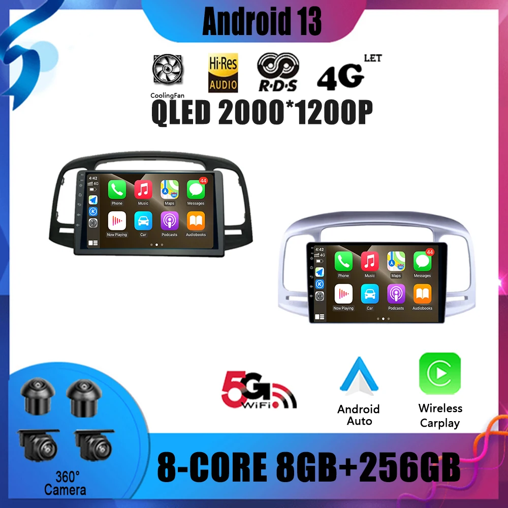 

Car Radio Multimedia Video GPS For Hyundai Accent (2008, 2009, 2010, 2011) Navigation No 2 Din DVD Player Android 13