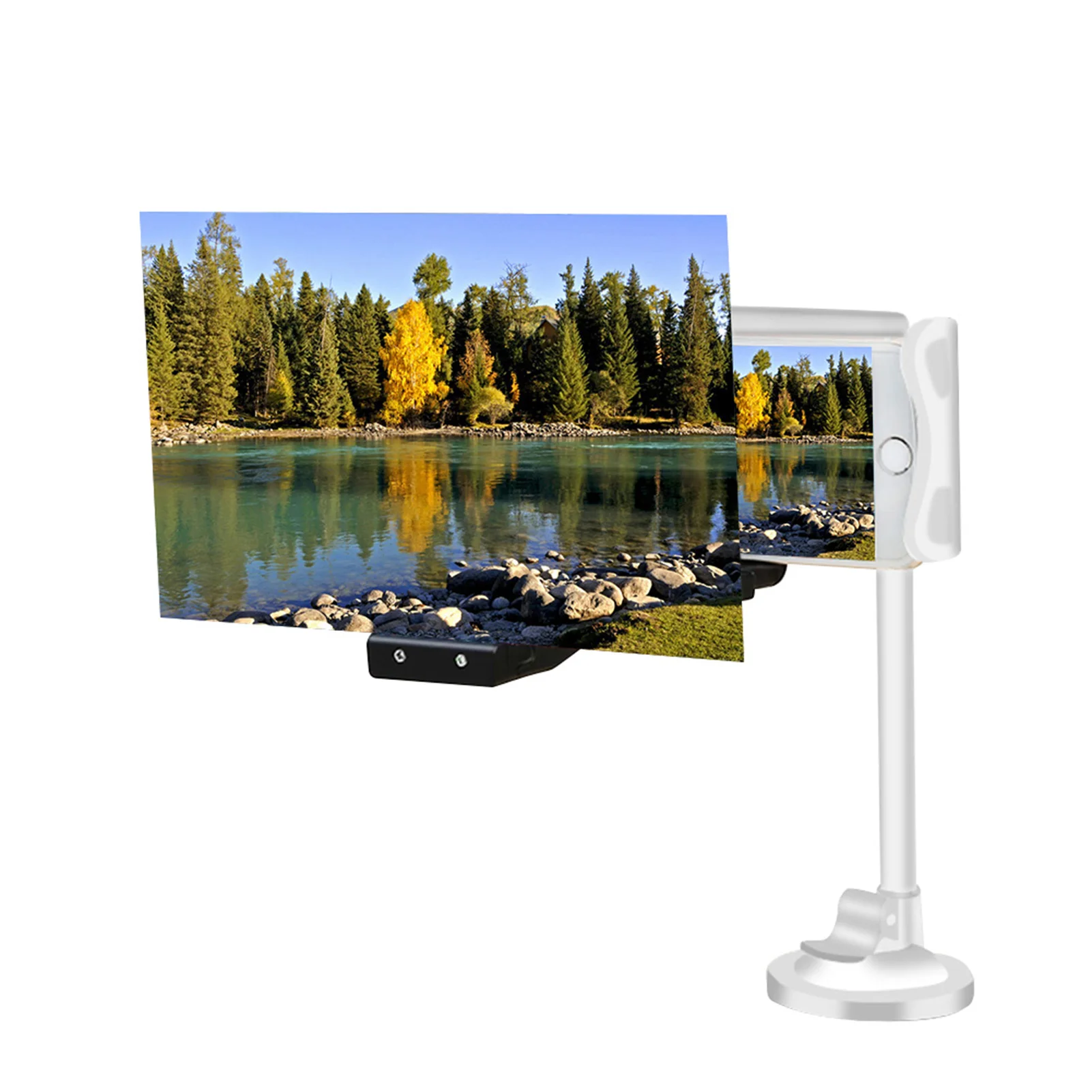 

Phone HD Projection Bracket Sturdy & Easy to Adjust Portable Phone Bracket for Camping Journey Leisure