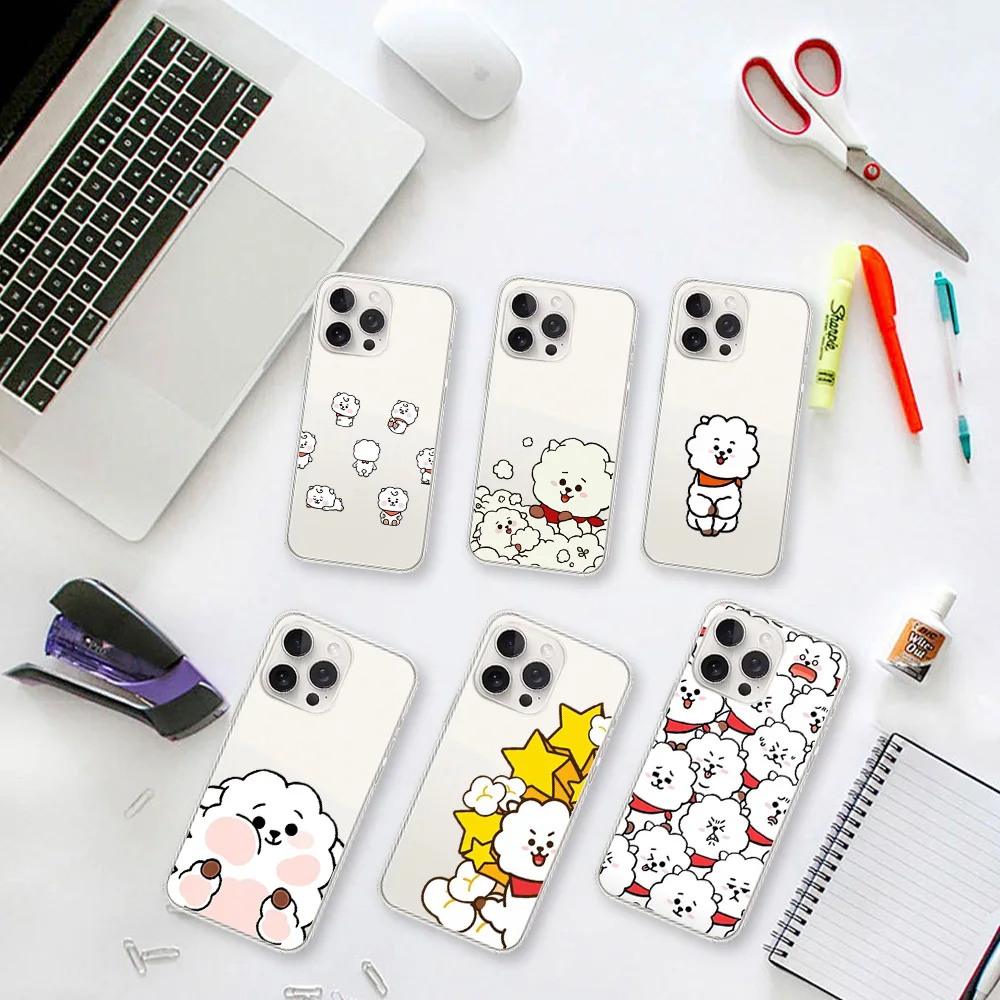 BEAST KINGDOM RJ B-BT21 для Samsung Galaxy S23 S22 S21 S20 Plus Lite Ultra Transparent Shell