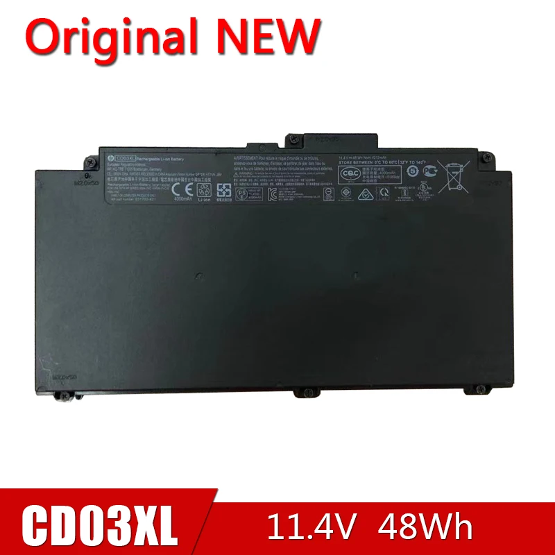 

CD03XL новый оригинальный аккумулятор CD03048XL HSTNN-LB8F IB813 для HP Probook 640 645 G4 Series 931702-421 171 931719-850