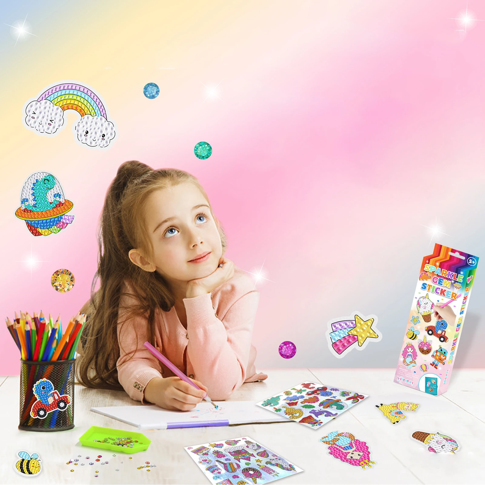 

Ручная работа, сделай сам, необычные, милые и забавные мультяшные животные, фотонаклейки, Детские комплекты