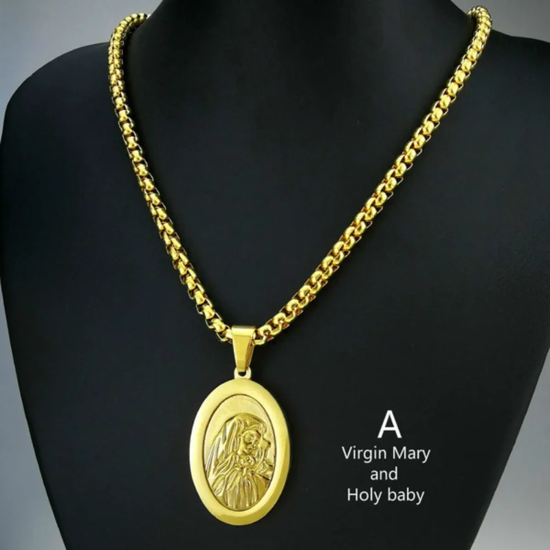 

Church Jewelry classic Style GF Vacuum coating Necklace Pendant
