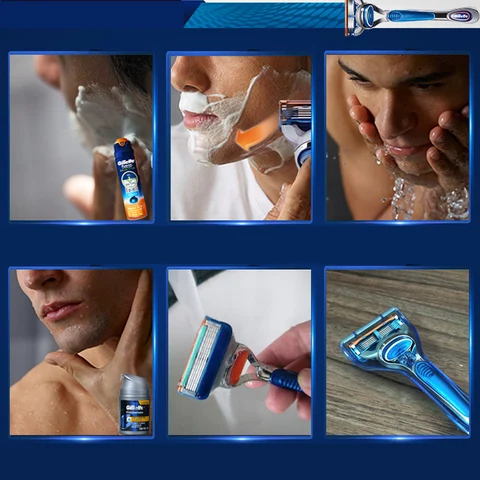 Лезвия Gillette Fusion 5-слойные