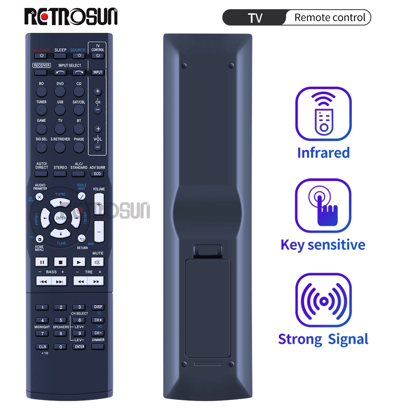 Новый пульт дистанционного управления для Pioneer AXD7741 AXD7395 VSX-503-K VSX-531-K VSX-530-K 5,1 канальный AV-ресивер Система домашнего кинотеатра