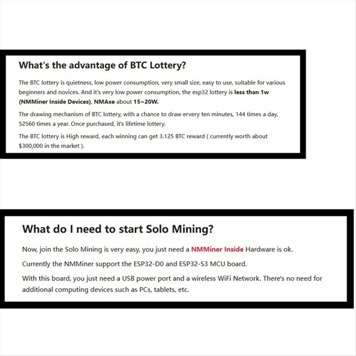 Фото Можно приобрести обновленный NerdMiner 307KH/S BTC Solo Lottery Miner с корпусом, для майнинга Bitcoin, с подключением по Wi-Fi, низкое энергопотребление. №3