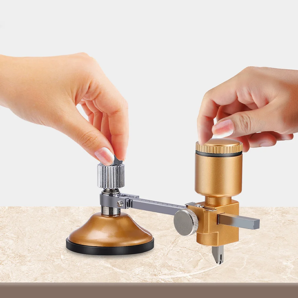 Стеклянный инструмент 40 см на присоске регулируемый круг для резки плитки