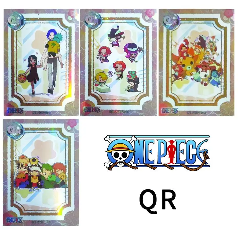 

Цельная Qr-карта, персонажи Аниме Обезьяна D-Luffy Roronoa Zoro Shanks Shirahoshi Yamato, коллекционные карты, детские игрушки