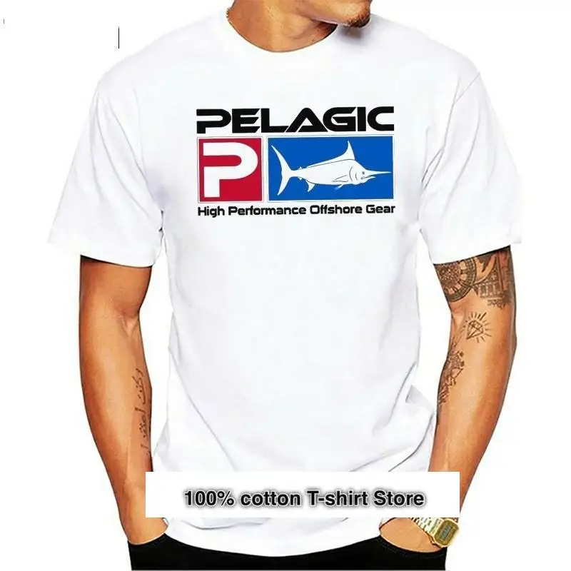 

Teeharajuku-Camiseta Pelagic con Logo, ropa de Street, Menwhite, talla M, 2Xl