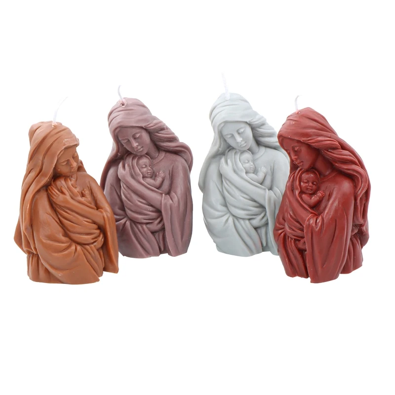 

Holy Mother Baby Silicone Mold Candle Soap DIY Handicraft Baking Cake Decor