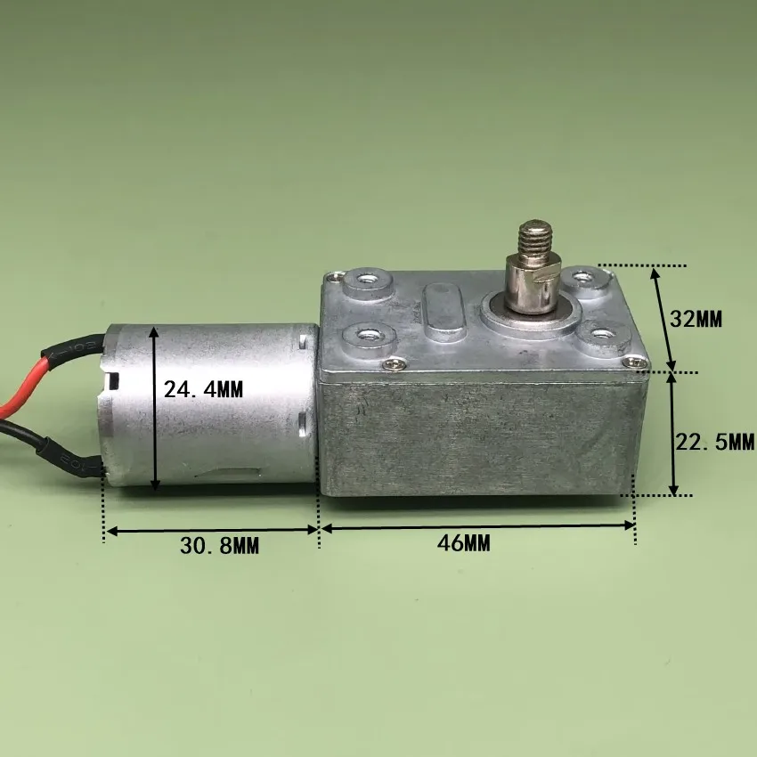Большой крутящий момент 12 В постоянного тока 2 5 об/мин медленная скорость L